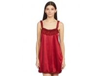 Klamotten Women’s Satin Solid Midi Nightwear (Kn77_Maroon_Free Size_Maroon_Free Size) Rs. 124