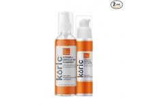 Koric GLOW- GETTER SINCARE COMBO KIT Pack of 2 Vitamin C Exfoliating Cleanser and Vitamin C Radiance Day Cream, Target Dark Spots, Skin impurities, Boosts Skin Radiance get Natural Glowing Face Rs. 365