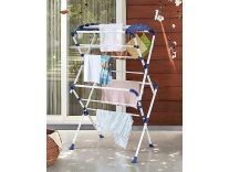 Amazon Brand – Solimo Premium Alloy Steel Extra Large Cloth Drying Stand (White & Blue) Rs. 1699
