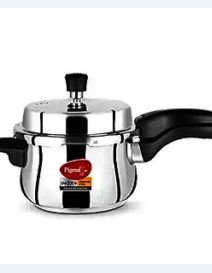 Pigeon by Stovekraft 14502 Induction Base Outer Lid Stainless Steel Pressure Cooker, 5L, Silver Rs. 1427