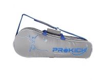 Prokick Legend Badminton Kitbag with Double Zipper Compartments – Gray/Blue Rs. 399