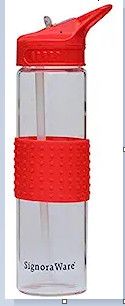 Signoraware Aqua Frost Bottle, 550 ML, Red Rs. 129