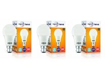 wipro Garnet Base B22 9-Watt LED Bulb (Cool Day Light) – Pack of 3 Rs.249