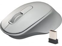 ZEBRONICS Zeb-AKO Wireless Mouse, 2.4GHz with USB Nano Receiver, High Precision Optical Tracking, 3 Buttons, Silent Clicks, Plug & Play, for PC/Mac/Laptop (Grey) Rs.299