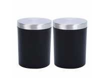 All Time Plastic Canister Set, 1.35 litres, Set of 2, Black Rs. 165