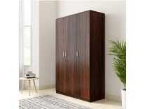 Amazon Brand – Solimo Alpha Engineered Wood 3-Door Wardrobe (Oak Finish) at Rs. 13999