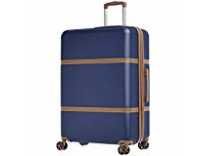 AmazonBasics Vienna Expandable Hardsided Check-In Trolley with Extreme Scratch Resistance – 78 cm, Blue Rs.3929