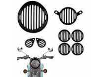 Autofy Plastic Headlight Grill (Set of 8, Black) Rs. 218