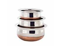Pigeon Baby Lite Dish Copper Bottom Set, 3-Pieces Rs.209