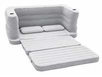 Bestway 2 in 1 Inflatable Sofa Cum Bed (Grey) Rs.2984