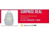 Billion & Metronaut Backpacks Minimum 70% off from Rs.312