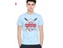 People Blue Half Sleeves Regular Fit T-Shirt Rs.118