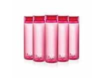 Cello H2O Round Plastic Water Bottle, 750ml, Set of 5, Pink Rs. 370