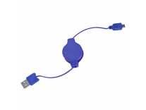 SumacLife 3.2-feet Micro USB Retractable Charge Sync Cable (Navy Blue) Rs. 99