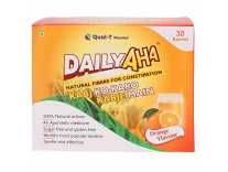 DailyAha Natural Fibres or isabgol for Constipation in Single Sachets in Juicy Orange Flavour 30 sachets Rs. 130