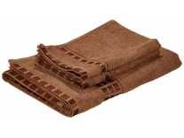 Eurospa Set of 3 Cotton Bath & Hand Towel Set Brown Rs. 261
