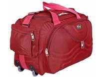 Fly Fashion (Expandable) Men Luggage 2 Wheel Duffel Strolley Bag(Red) Rs. 499