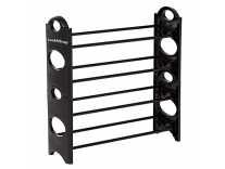 LookNSnap Multipurpose Foldable Shoe Rack Cabinet Organiser 4 Shelves, Black (Iron and Plastic) Rs. 348
