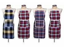 Glun Cotton Home Use Apron – Free Size (Black, Pack of 2) at Rs.159