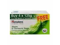 Himalaya Neem & Turmeric Soap – 125g (Pack of 4) + Pack of 2 of 75g Free Rs. 108
