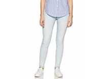 Amazon Brand – Inkast Denim Co. Women’s Skinny Fit Jeans (IN-WHSK-15_Ice Blue_32) Rs.329