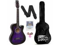 Intern INT-38C Acoustic Guitar Kit, With Bag, Strings, Pick And Strap, Purple Rs.1890