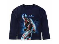 Marvel Boy’s Plain Regular fit Long Sleeve Top (DMAF0118.3_Navy Blue 4-5Y) Rs. 284
