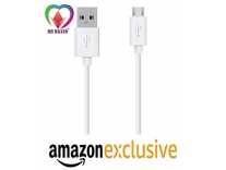 MH BRAND USB Cable Compatible for Realme 5/ Realme 3 Pro/Realme 3/ Realme C2/ Realme 2 Micro USB Data Cable| Quick Fast Charging Cable/High Speed Data Transfer Android V8 Cable (2.4 Amp 1Mtr White) Rs.196