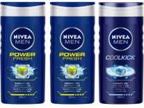 Nivea Power Fresh and Coolkick Shower Gel(750 ml, Pack of 3) Rs.358