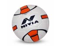 Nivia Simbolo Football, Size 5 (White/Orange) Rs. 129