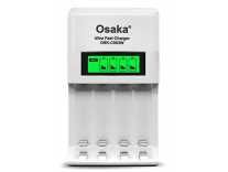 Osaka Ultra Fast Charger OSK-C903W LCD Charger for AA and AAA Ni-mh Rechargeable Batteries (White) Rs.499