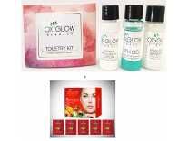 Oxyglow herbals Toiletry Kit A Healthy Approach to Beauty & Fruit Facial Kit Increases Radiance&Stimulates Skin Lells 5in 1 Formula (for Trouble Kit) Pack of 2 Rs. 140 Oxyglow herbals Toiletry Kit A Healthy Approach to Beauty & Fruit Facial Kit Increases Radiance&Stimulates Skin Lells 5in 1 Formula (for Trouble Kit) Pack of 2 Rs. 140