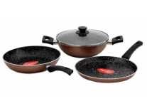 Pigeon Essentials Induction Bottom Cookware Set of 3 Indcuction Bottom Rs.749
