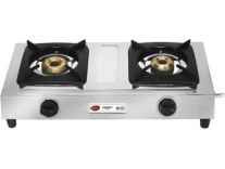 [PreBook] Pigeon Compact Stainless Steel Manual Gas Stove (2 Burners) Rs.1044