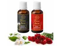 Precious Aromas Jasmine & Rose Essential Oil, 15 ml (Pack of 2) Rs. 253
