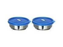 Princeware Dura Fresh Stainless Steel Container Set, 500ml, Set of 2, Silver Rs.169