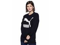 PUMA Women’s Plain Regular fit T-Shirt (58218001 Black XL) Rs. 625