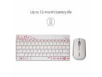 Rapoo 8000 Wireless Keyboard and Mouse Combo (White) Rs. 999