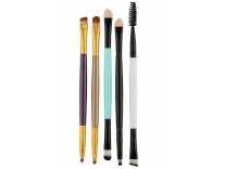 Rozia Makeup Brushes 5 Pieces Double Sided Makeup Brushes Set Professional Foundation Eyeshadow Travel Make Up Brushes Kits, 5 Pieces Rs. 149