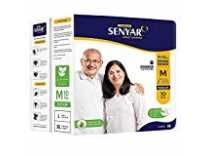Senyar Unisex Adult Diaper with Aloe Vera & Super Lock Gel, Medium Waist Size (28″ to 44″ inches) – 10 Pieces Rs. 285