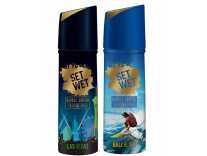 Set Wet Global Edition Bali Bliss with Las Vegas Live Perfume Spray, 120ml (Pack of 2) at Rs. 274