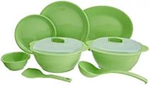 Signoraware Round Dinner Set, 31-Pieces, Parrot Green Rs.1062