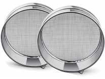 Skyrich Stainless Steel Flour Chalni,Spices,Food Strainers,Atta Chalni,Sieve Set of 2 Pcs (Fine Mesh) Rs. 190