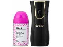 [Pantry] Amazon Brand – Solimo Automatic Air Freshener Kit – 250 ml (Rose Petal) Rs. ‭399