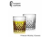 Soogo Crystal Rock Wiskey Glasss, 320 ml, Transparent, Set of 2 Rs. 148
