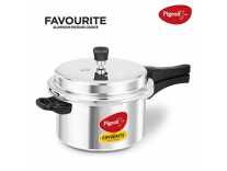 Pigeon by Stovekraft Favourite Alluminum Pressure Cooker, 5 litres, Silver Rs. 699v
