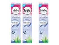 [Apply Code] Veet Hair Removal Cream Sensitive Skin 100g (Pack of 3) Rs.379