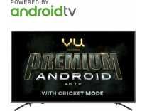 [Prepaid] Vu Premium Android 138cm (55 inch) Ultra HD (4K) LED Smart Android TV with Cricket Mode(55-OA) Rs. 33999