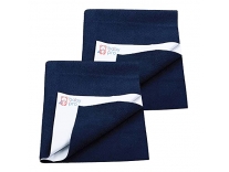 BabyPro Waterproof Baby Dry Sheet for Babies by Certified Professional Childproofer | Ultra Absorbent Technology |100% Reusable| Lightweight & Odourless (Set of 2, Navy Blue, 50cm x 70cm) Rs. 169