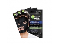 Garnier Men, Sheet Mask, Purifying and Brightening, PowerWhite XL Charcoal Mask, Pack of 3, 84g Rs. 199